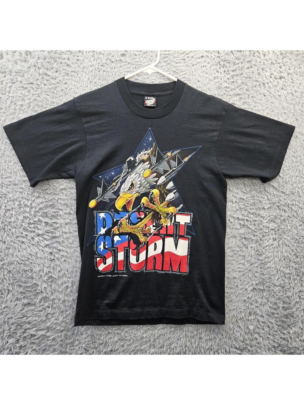 Operation Desert Storm T Shirt Vintage 1991 Medium (Fits Small) Single Stitch